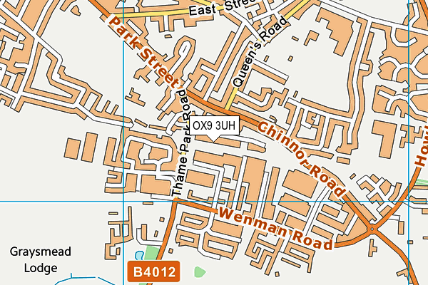 OX9 3UH map - OS VectorMap District (Ordnance Survey)