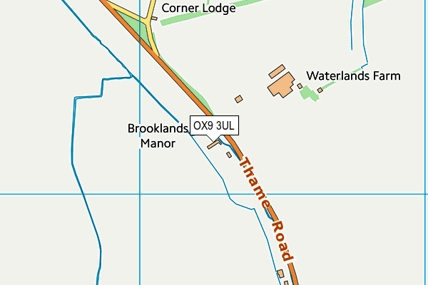 OX9 3UL map - OS VectorMap District (Ordnance Survey)