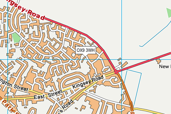 OX9 3WH map - OS VectorMap District (Ordnance Survey)