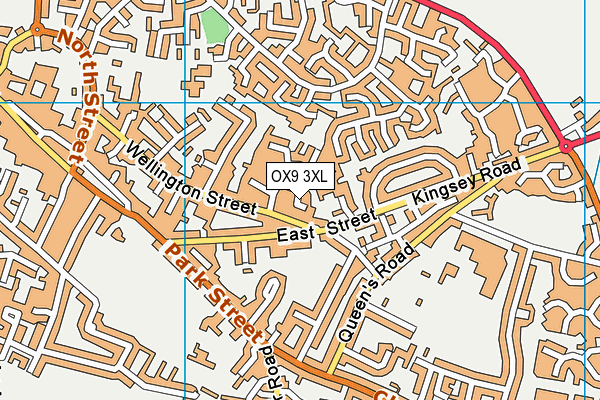 OX9 3XL map - OS VectorMap District (Ordnance Survey)