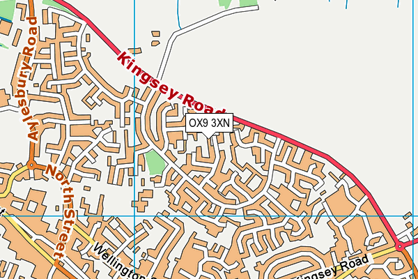 OX9 3XN map - OS VectorMap District (Ordnance Survey)