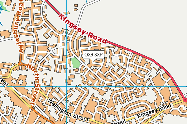 OX9 3XP map - OS VectorMap District (Ordnance Survey)