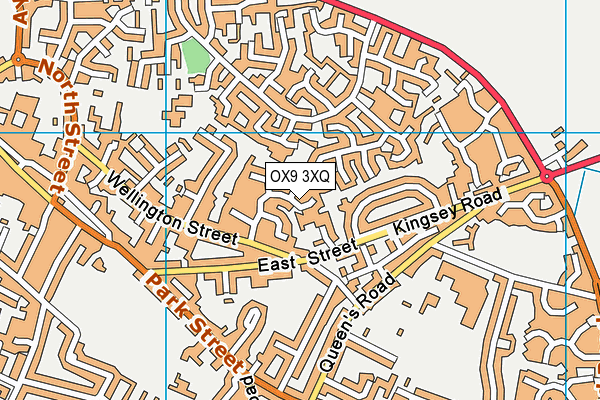 OX9 3XQ map - OS VectorMap District (Ordnance Survey)