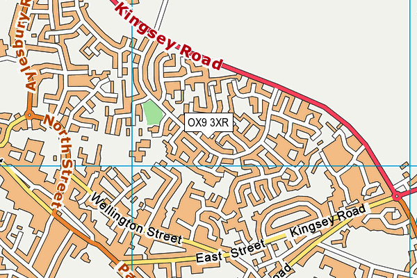 OX9 3XR map - OS VectorMap District (Ordnance Survey)
