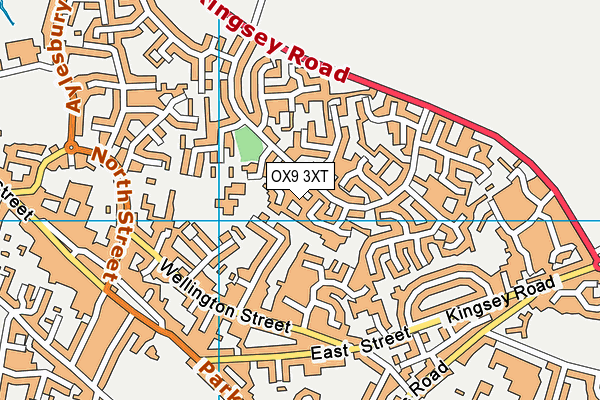 OX9 3XT map - OS VectorMap District (Ordnance Survey)