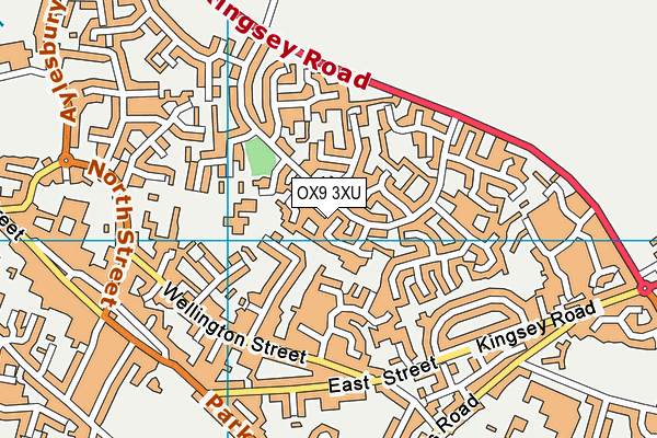 OX9 3XU map - OS VectorMap District (Ordnance Survey)
