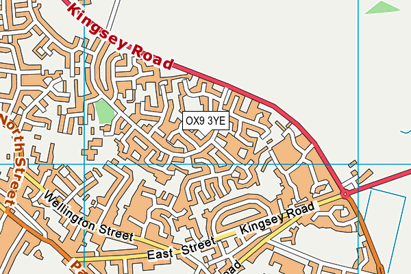 OX9 3YE map - OS VectorMap District (Ordnance Survey)