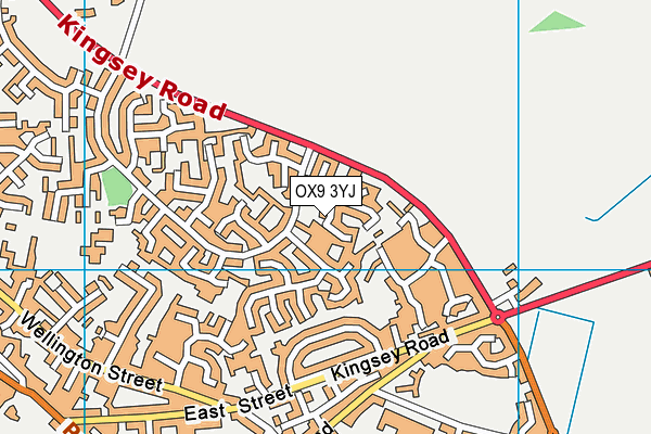 OX9 3YJ map - OS VectorMap District (Ordnance Survey)