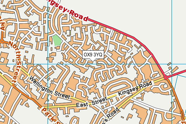 OX9 3YQ map - OS VectorMap District (Ordnance Survey)