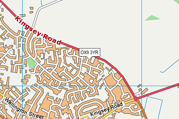 OX9 3YR map - OS VectorMap District (Ordnance Survey)