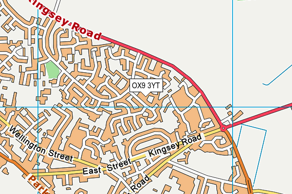 OX9 3YT map - OS VectorMap District (Ordnance Survey)