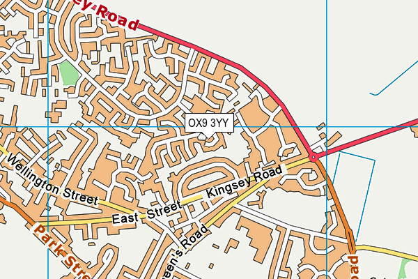 OX9 3YY map - OS VectorMap District (Ordnance Survey)
