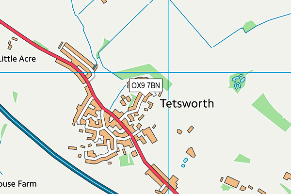 OX9 7BN map - OS VectorMap District (Ordnance Survey)