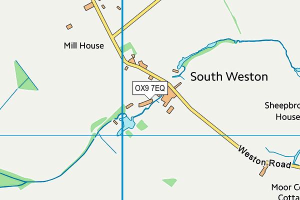 OX9 7EQ map - OS VectorMap District (Ordnance Survey)