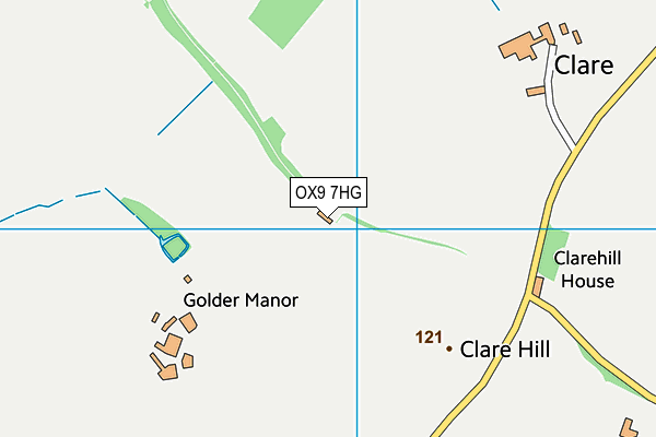 OX9 7HG map - OS VectorMap District (Ordnance Survey)