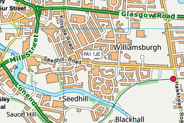 Map of VICLIN(KILMARNOCK) LIMITED at district scale