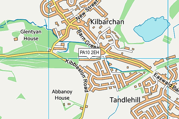 PA10 2EH map - OS VectorMap District (Ordnance Survey)