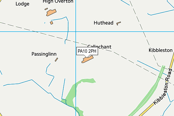 PA10 2PH map - OS VectorMap District (Ordnance Survey)