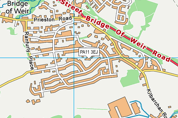 PA11 3EJ map - OS VectorMap District (Ordnance Survey)