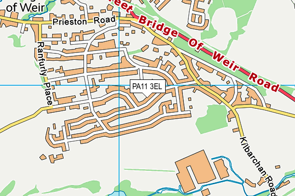 PA11 3EL map - OS VectorMap District (Ordnance Survey)