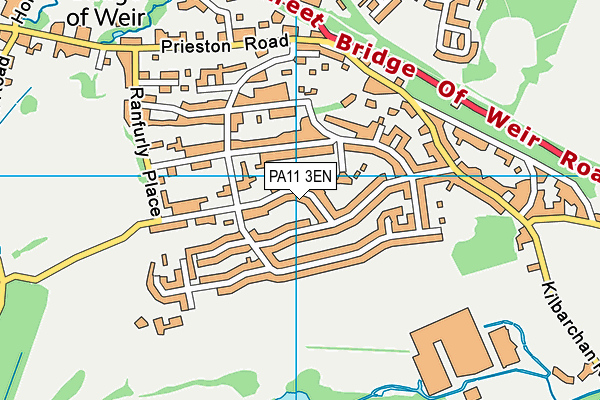 PA11 3EN map - OS VectorMap District (Ordnance Survey)