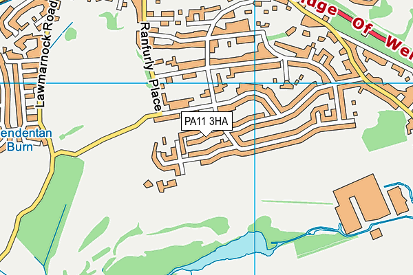 PA11 3HA map - OS VectorMap District (Ordnance Survey)