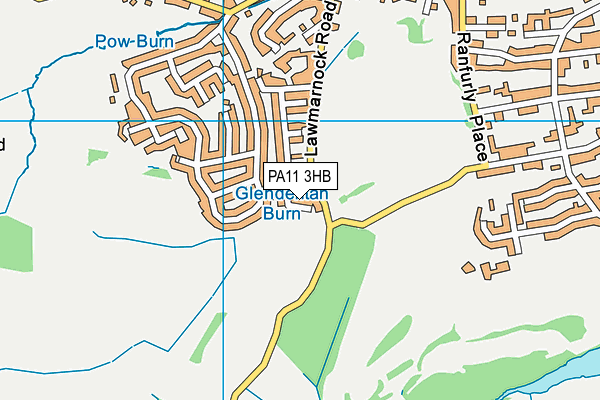 PA11 3HB map - OS VectorMap District (Ordnance Survey)