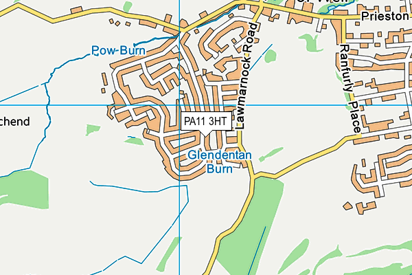PA11 3HT map - OS VectorMap District (Ordnance Survey)