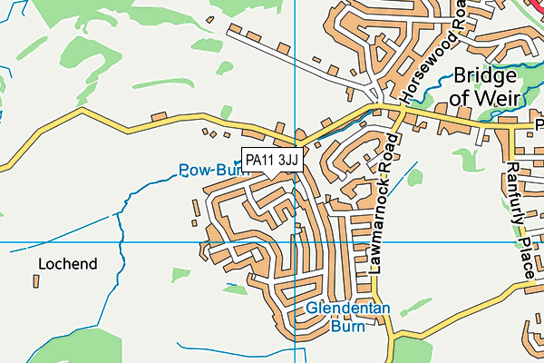 Map of BRAIDWOOD MEDICAL SERVICES LIMITED at district scale