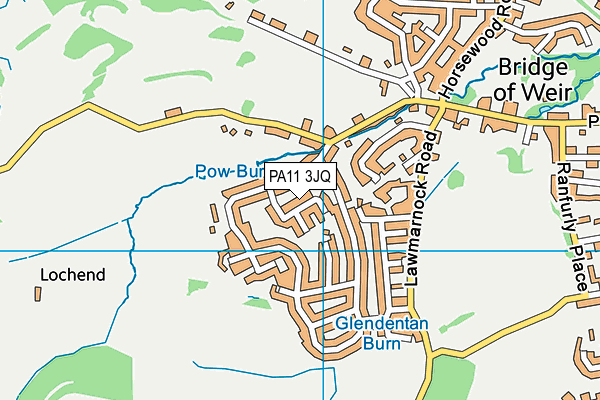 PA11 3JQ map - OS VectorMap District (Ordnance Survey)