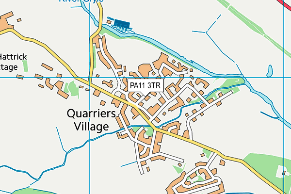 PA11 3TR map - OS VectorMap District (Ordnance Survey)