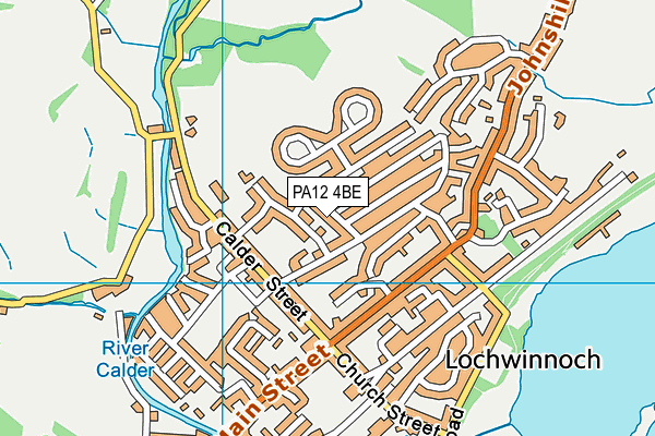 PA12 4BE map - OS VectorMap District (Ordnance Survey)