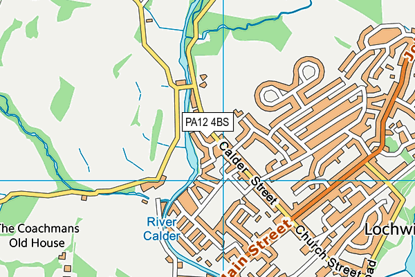 PA12 4BS map - OS VectorMap District (Ordnance Survey)