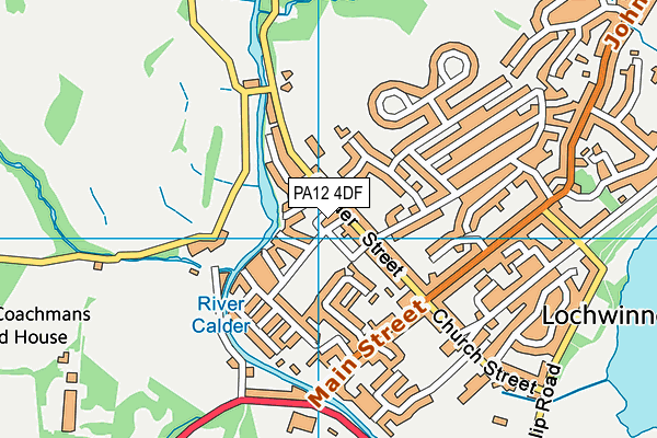 PA12 4DF map - OS VectorMap District (Ordnance Survey)