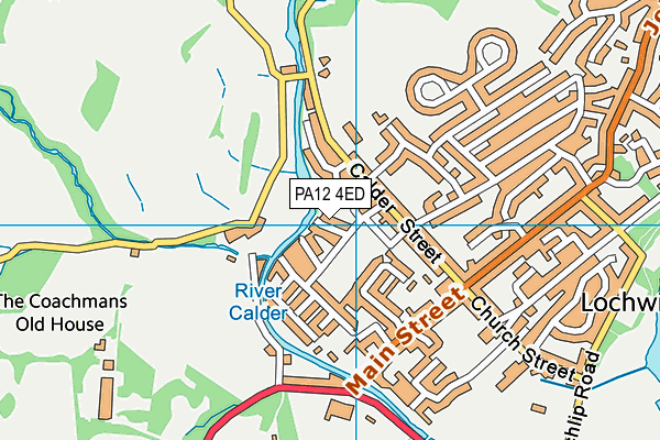 PA12 4ED map - OS VectorMap District (Ordnance Survey)