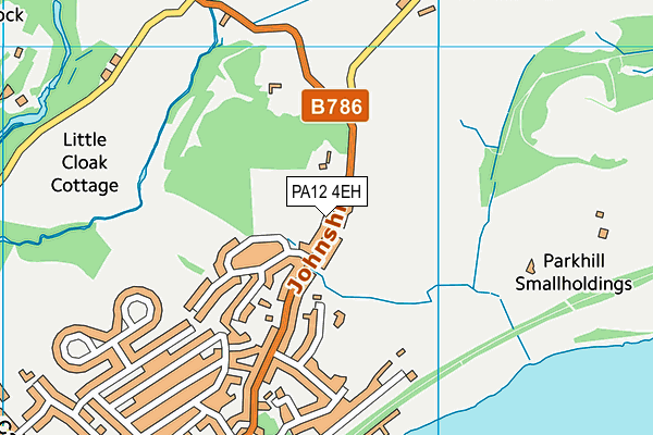PA12 4EH map - OS VectorMap District (Ordnance Survey)