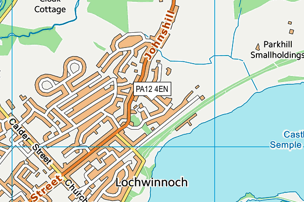 PA12 4EN map - OS VectorMap District (Ordnance Survey)
