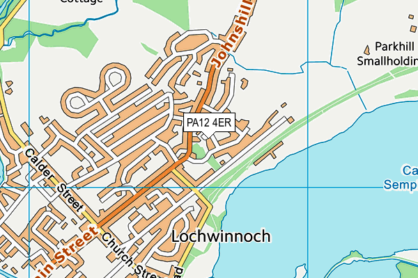PA12 4ER map - OS VectorMap District (Ordnance Survey)