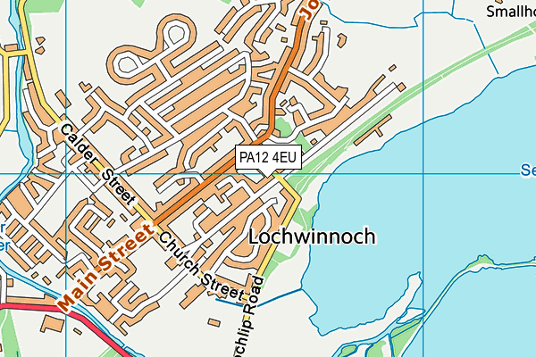 PA12 4EU map - OS VectorMap District (Ordnance Survey)