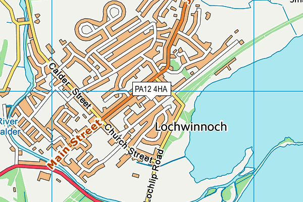 PA12 4HA map - OS VectorMap District (Ordnance Survey)