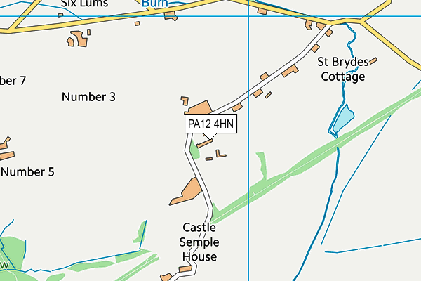 PA12 4HN map - OS VectorMap District (Ordnance Survey)