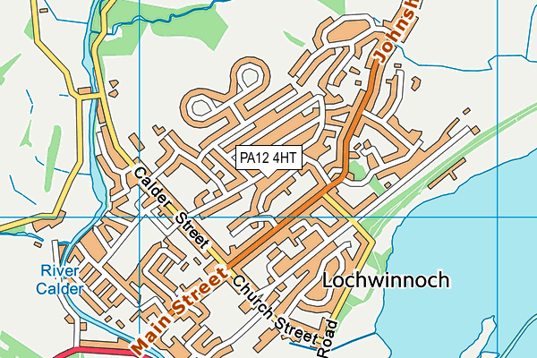 PA12 4HT map - OS VectorMap District (Ordnance Survey)