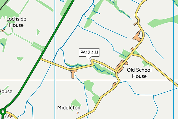 PA12 4JJ map - OS VectorMap District (Ordnance Survey)