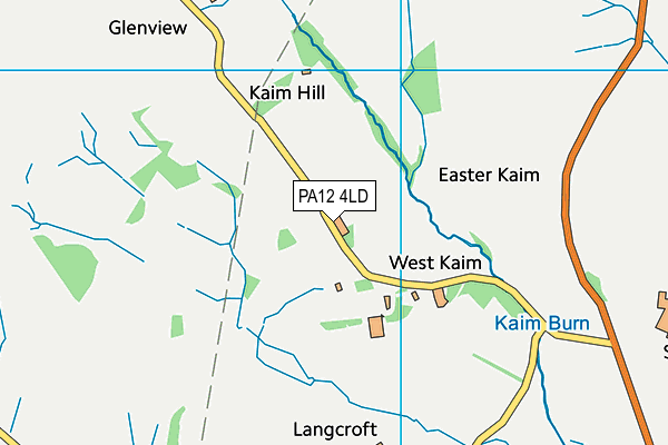 PA12 4LD map - OS VectorMap District (Ordnance Survey)