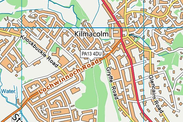 PA13 4DU map - OS VectorMap District (Ordnance Survey)