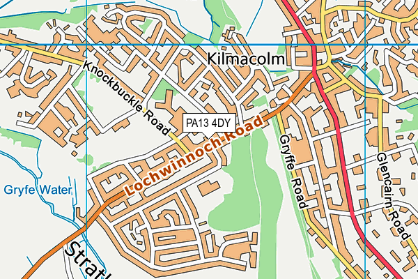 PA13 4DY map - OS VectorMap District (Ordnance Survey)