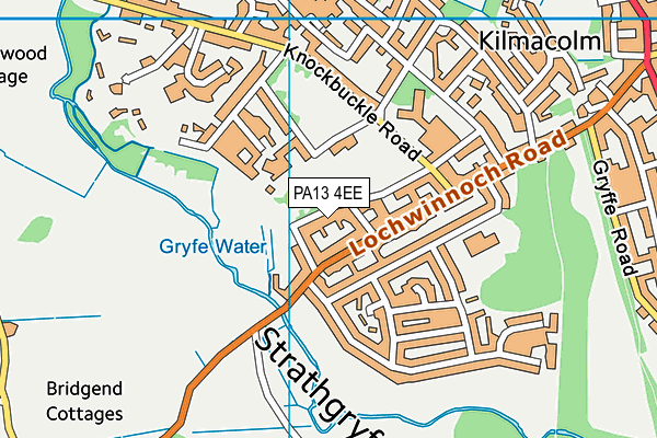 PA13 4EE map - OS VectorMap District (Ordnance Survey)