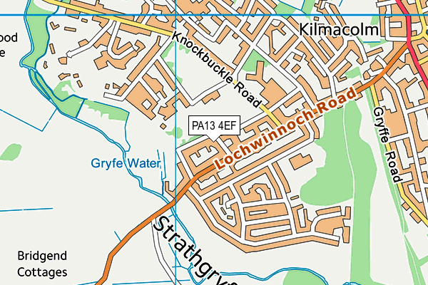 PA13 4EF map - OS VectorMap District (Ordnance Survey)