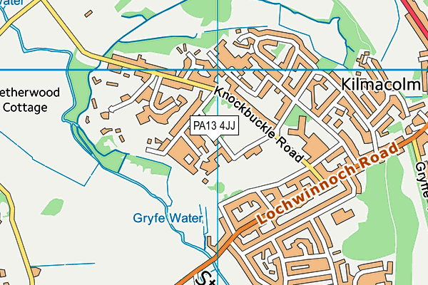PA13 4JJ map - OS VectorMap District (Ordnance Survey)