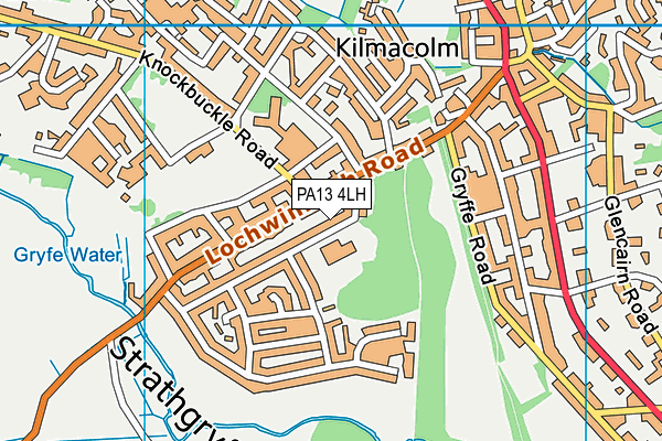 PA13 4LH map - OS VectorMap District (Ordnance Survey)